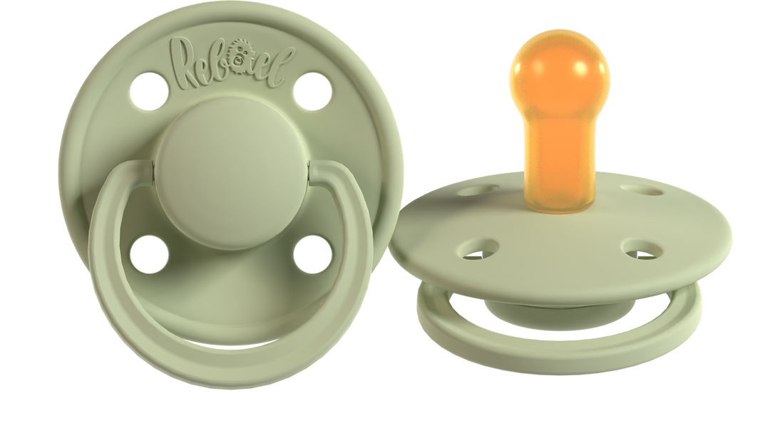 Rebael Mono Collection | Laurel &amp; Almond Pacifier Set