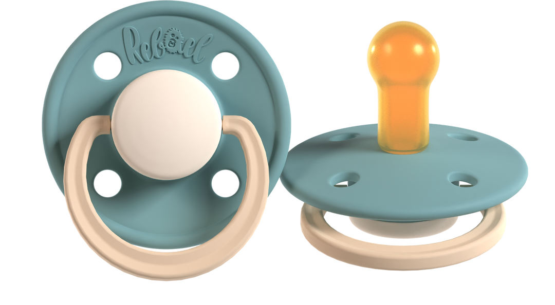 Rebael Fashion Collection | Rainy Pearly Lion &amp; Cloudy Pearly Lion Pacifier Set