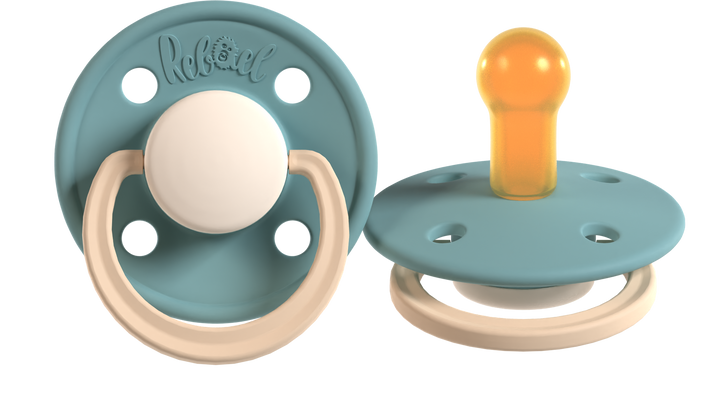 Rebael Fashion Collection | Rainy Pearly Lion &amp; Dusty Pearly Snake Pacifier Set