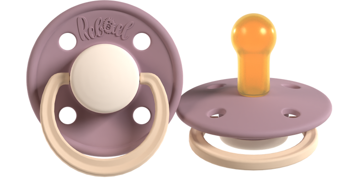 Rebael Fashion Collection | Misty Pearly Poodle &amp; Frosty Pearly Rhino Pacifier Set