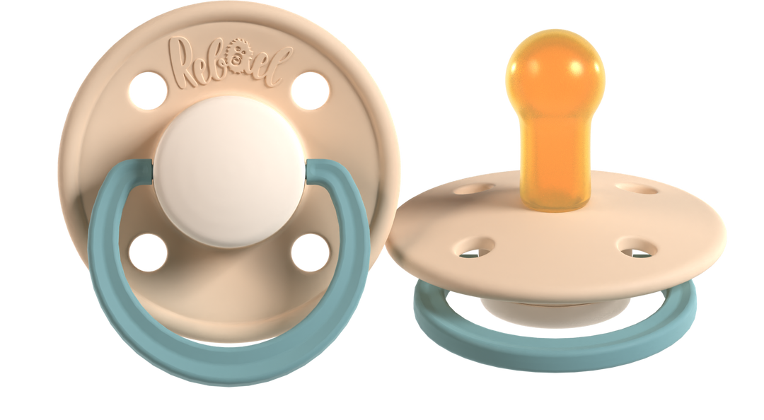Rebael Fashion Collection | Rainy Pearly Lion &amp; Dusty Pearly Snake Pacifier Set