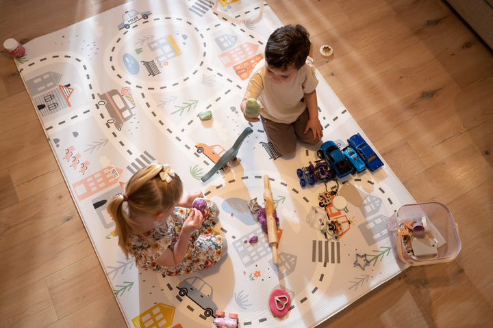 Car Track / Rainbow Play Mat