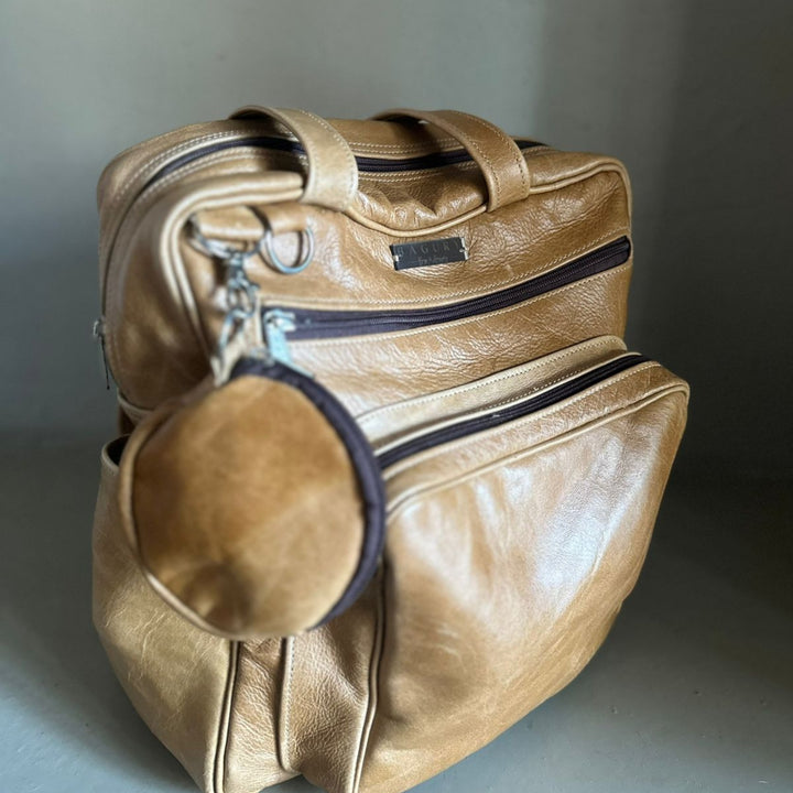 Bagury & Co. Genuine Leather Nappy Bag