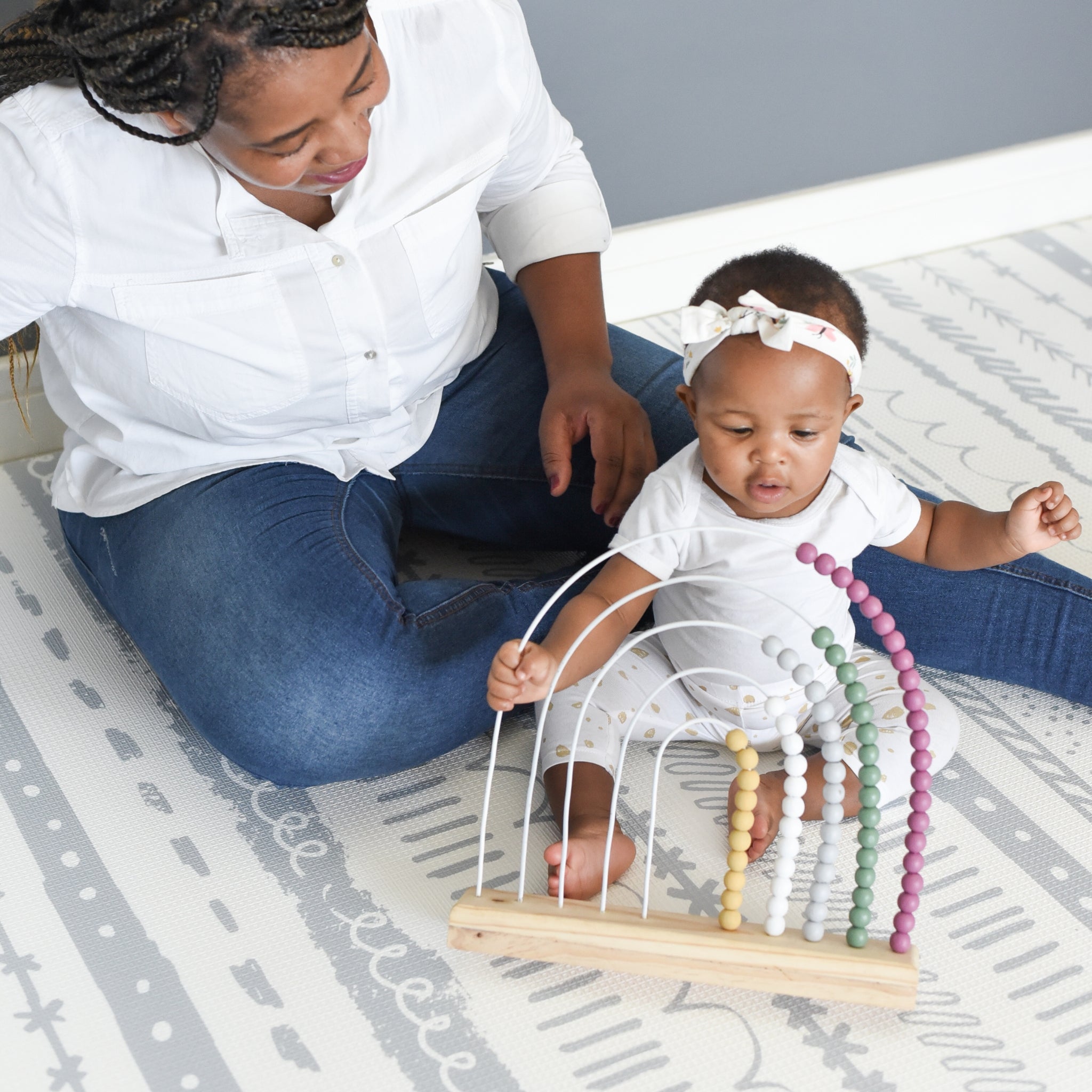 Alphabet soft shop play mat