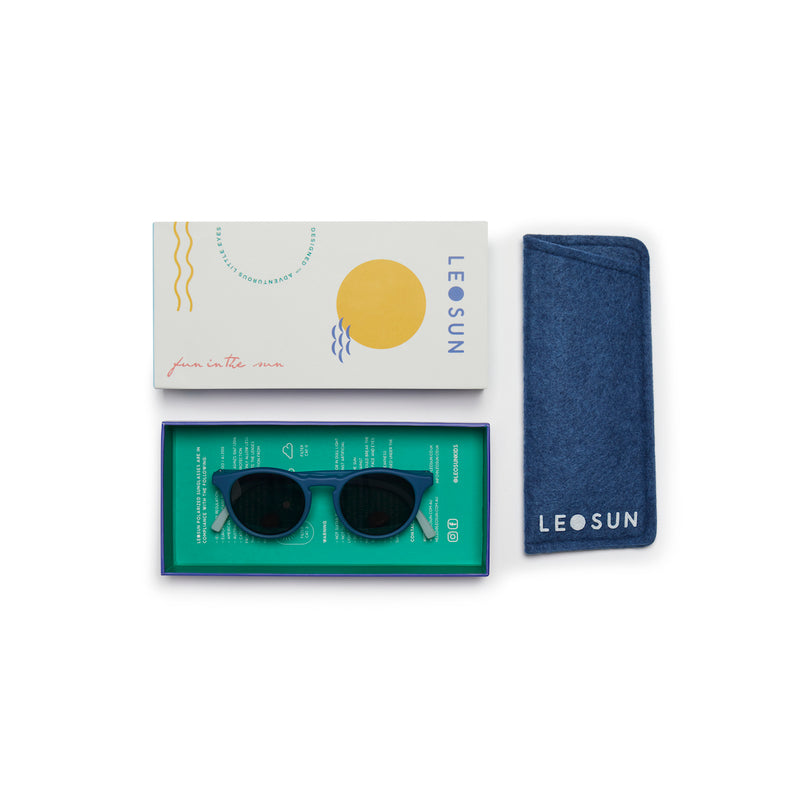 LEOSUN KIDS SUNGLASSES 3+ YEARS | NAVY FADE