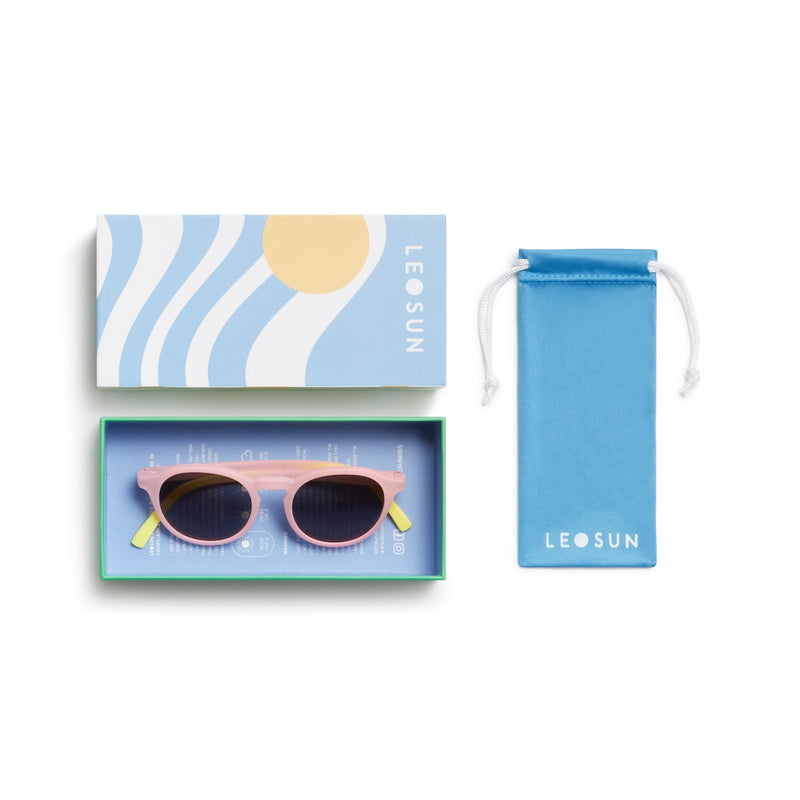 LEOSUN KIDS POLARIZED SUNGLASSES 5+ YEARS EASTON | PINK FADE
