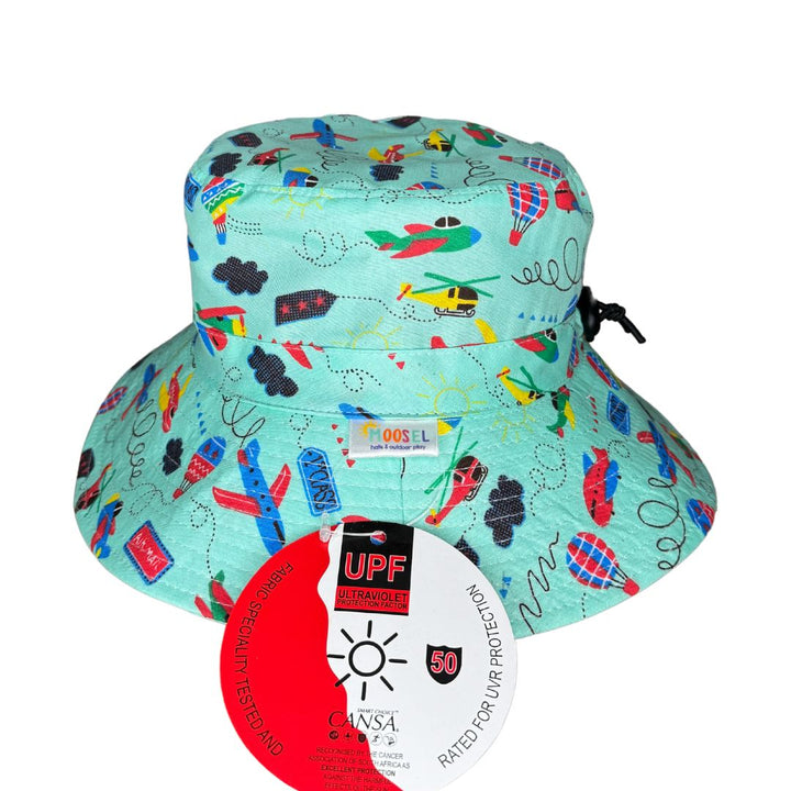 Moosel Bucket Hat Minty Planes